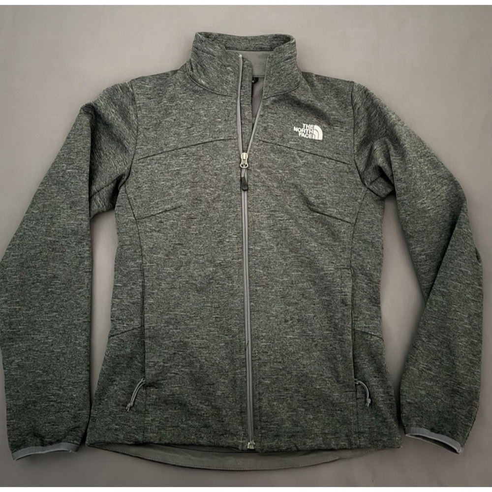 The North Face Canyonlands Jacket Womens Size XS Gray Full Zip Fleece Zip Pocket